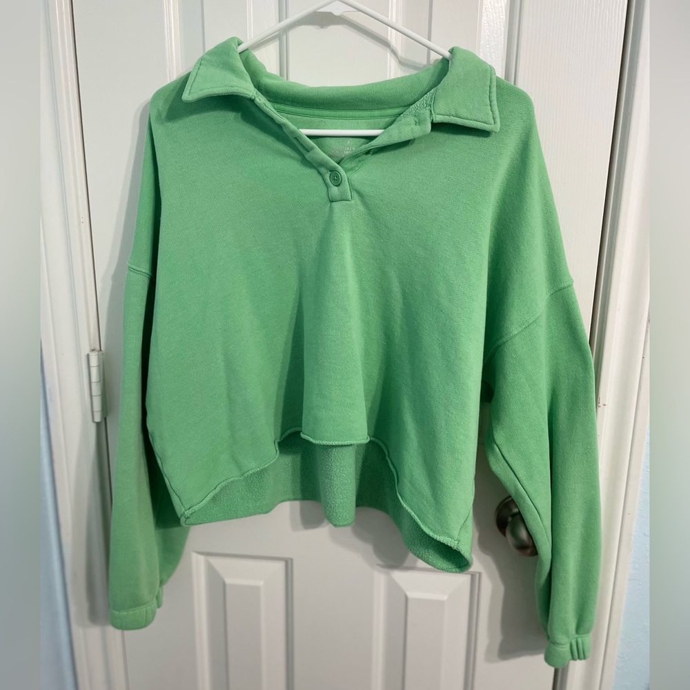 aerie cropped pullover